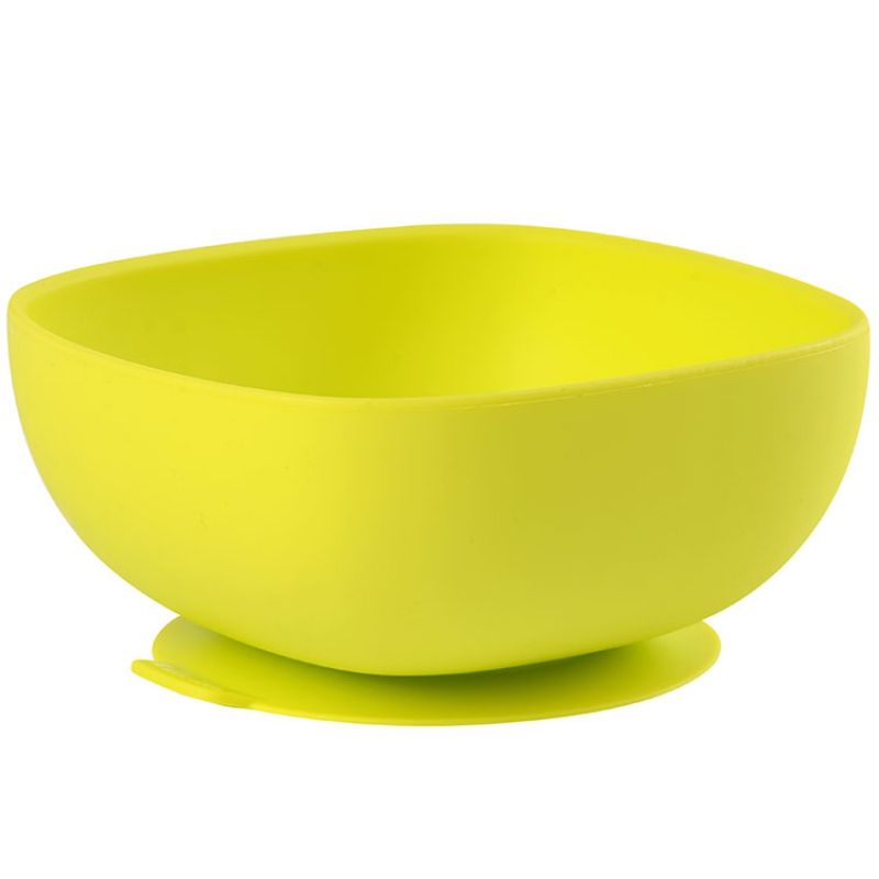 Bol en silicone à ventouse vert Béaba