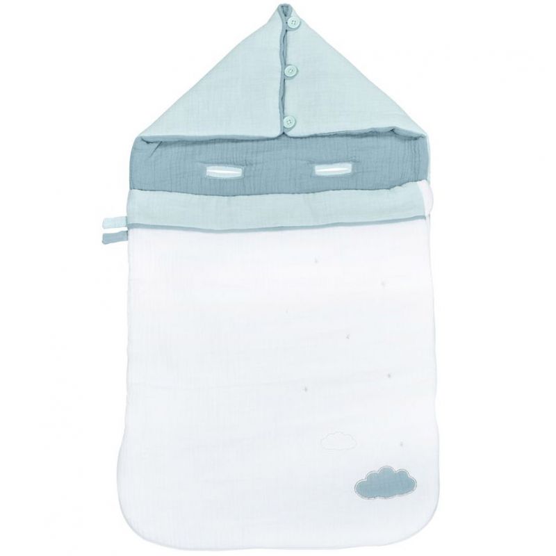 Nid d'ange passe sangle Lily mint (77 cm) Sauthon
