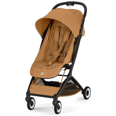 Poussette Ultra Compacte Orfeo 2026 châssis Black Cinnamon Yellow