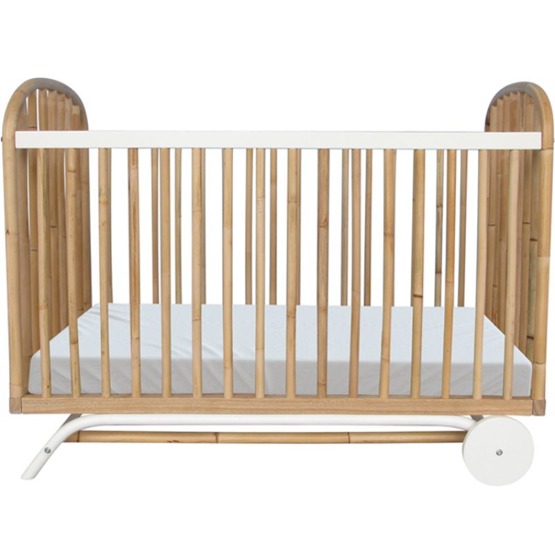 Lit bébé Delphy rotin (60 x 120 cm) Théo