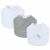 Variation Blanc, kaki du produit Set 3 bavoirs mousseline Smart flowers de la marque Noukie's