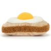 Peluche Amuseable Toast Egglantine sur pain grillé (16 cm)  par Jellycat