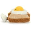 Peluche Amuseable Toast Egglantine sur pain grillé (16 cm)  par Jellycat