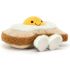 Peluche Amuseable Toast Egglantine sur pain grillé (16 cm) - Jellycat