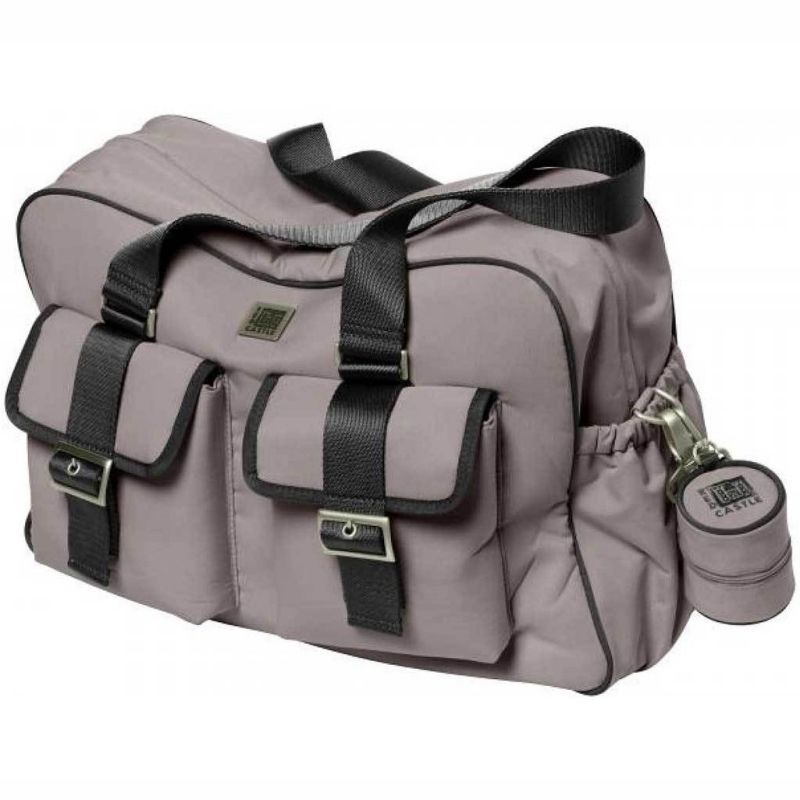 Sac à langer multipoches Globetrotter Taupe Red Castle