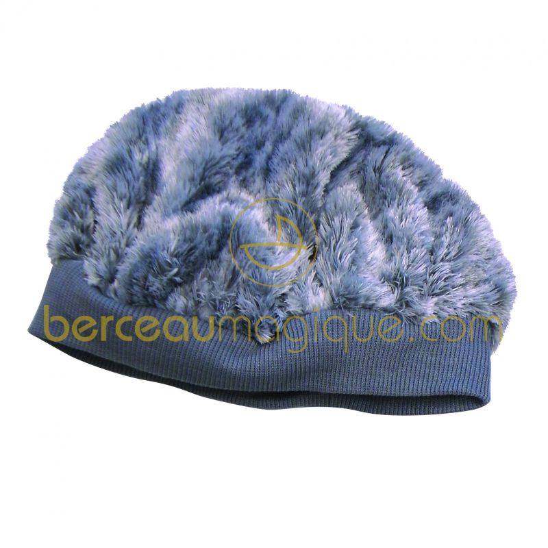 Chapeau et moufles fourrure gris Kaloo