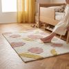 Tapis rectangulaire Sunny Flowers Pêche (100 x 150 cm) Nattiot Ambiance 2