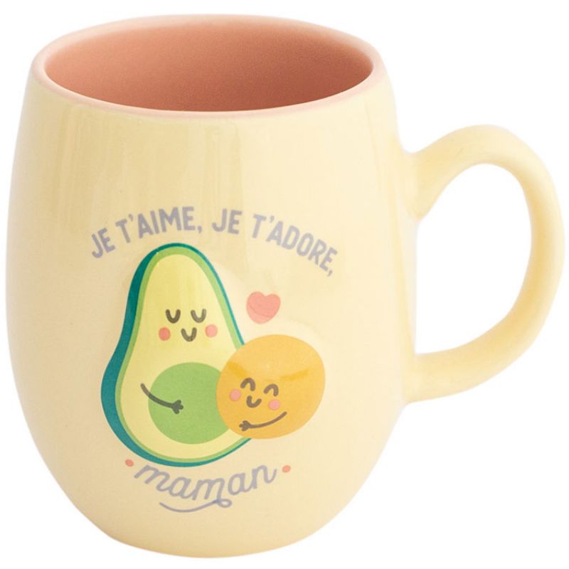 Mug avocat Je t'aime, je t'adore Maman Mr. Wonderful