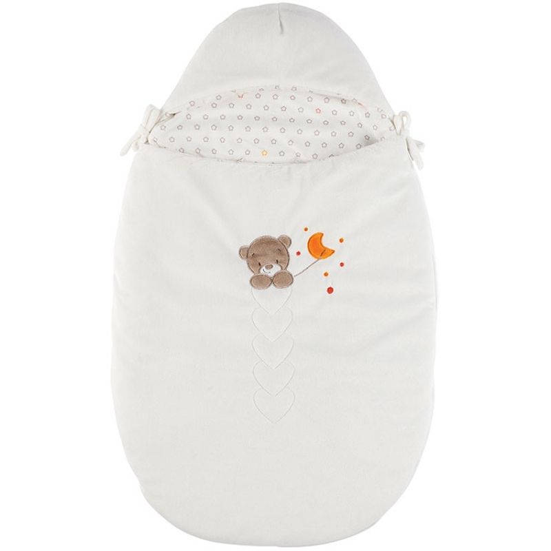 Nid d'ange Basile l'ours (70 cm) Nattou