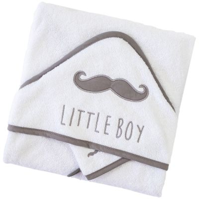 Cape de bain + gant Little Boy (75 x 75 cm)