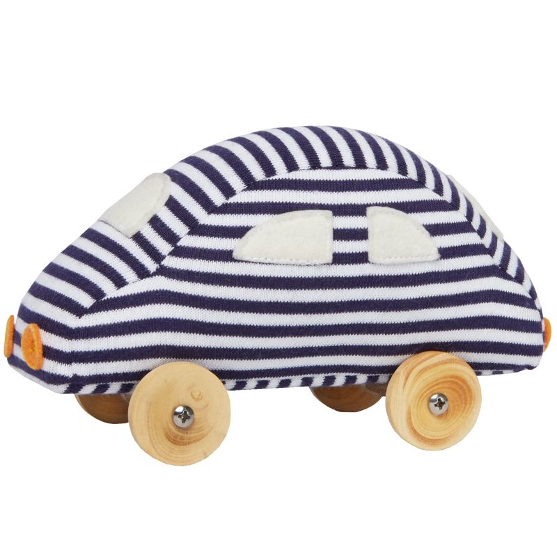 Petite voiture à roulettes marinière (13 cm) Trousselier