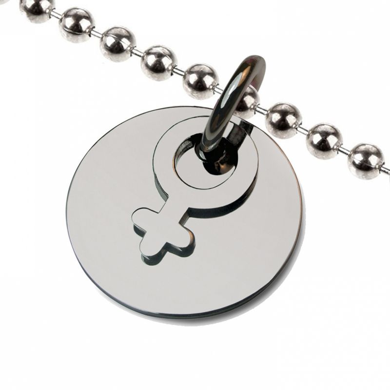 Collier sur chaîne boule I am Fille (argent 925°) Mikado