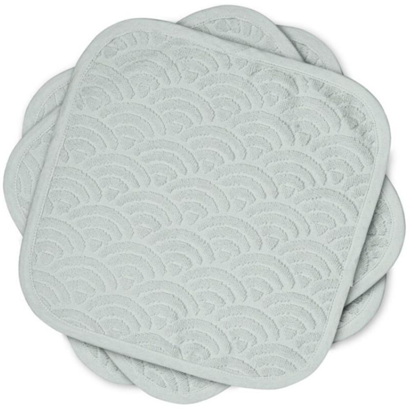 Lot de 3 débarbouillettes grises (30 x 30 cm) Cam Cam Copenhagen