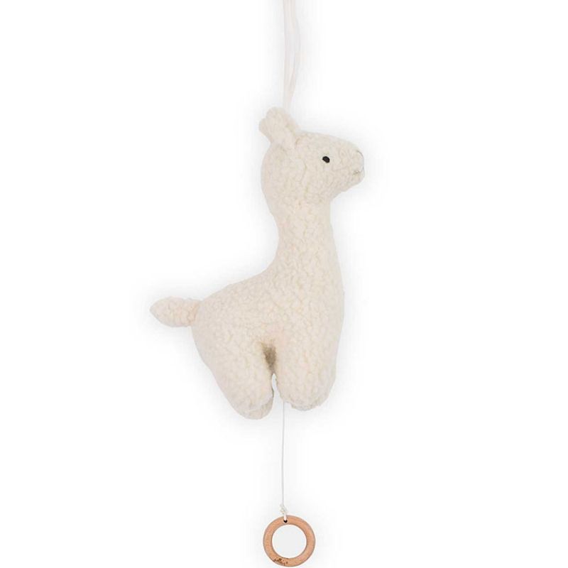 Peluche musicale Lama blanc Jollein Produit 1
