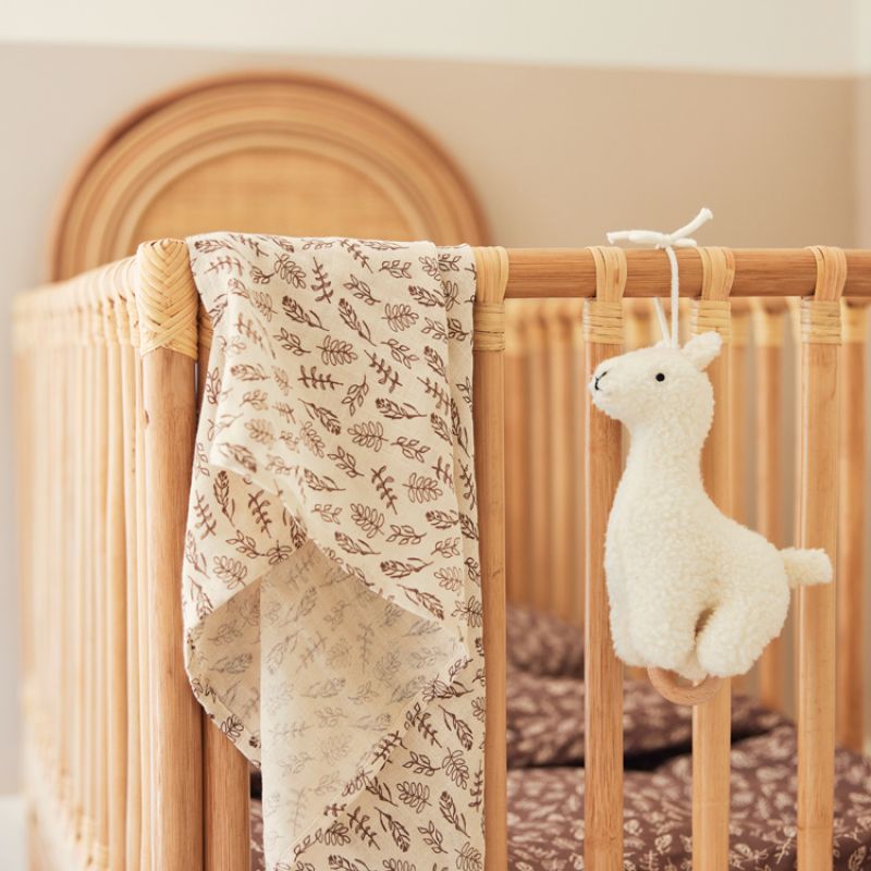 Peluche musicale Lama blanc Jollein Ambiance 7