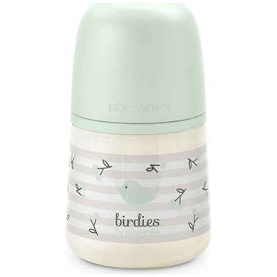 Biberon tétine SXPro S Birdies Vert (150Ml) Suavinex