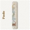 Toise en bois Dino Grande Feuilles personnalisable Charlie et Suzie Ambiance 1