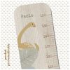 Toise en bois Dino Grande Feuilles personnalisable Charlie et Suzie Ambiance 2