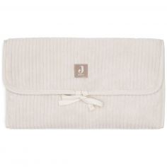 Tapis à langer nomade Cloudy Rib Oatmeal - Jollein