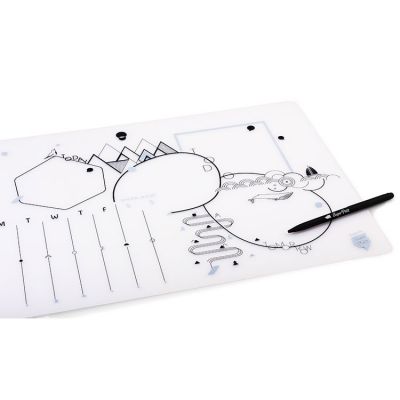 Sous-main effaçable en silicone + stylo Super Petit