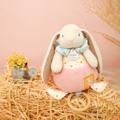 Peluche musicale Lapin Ciboulette Dans mon jardin (20 cm)