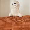 Couverture en tricot Basic knit Caramel (75 x 100 cm)  par Jollein