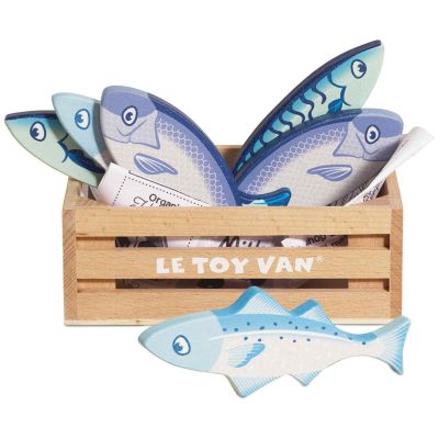 Cagette de poissons du marché en bois FSC