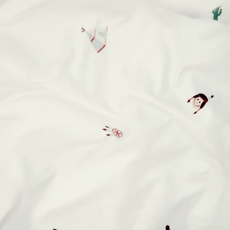 Drap housse en coton bio pour landau Petit Plume (76 x 30 cm) Kadolis Ambiance 4