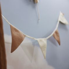 Guirlande de fanions Party Collection Biscuit (200 cm)