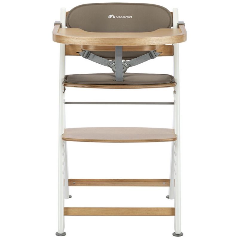 Chaise haute évolutive Timba 2 avec coussin Light Wood-Beige Bébé Confort Produit 2