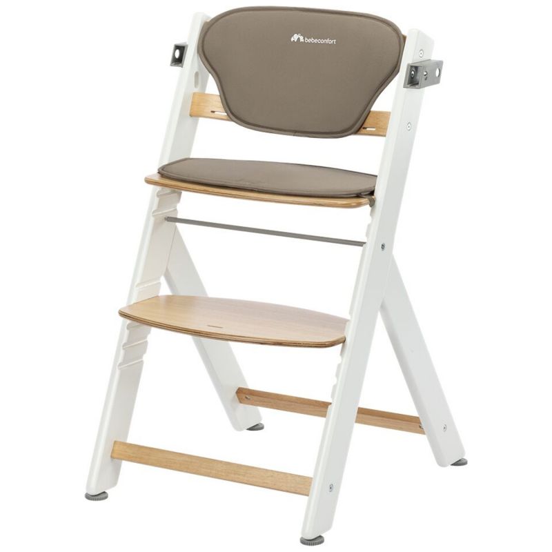 Chaise haute évolutive Timba 2 avec coussin Light Wood-Beige Bébé Confort Produit 5