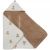 Variation Blanc, marron clair du produit Couverture nomade enveloppante Teddy Bear de la marque Jollein