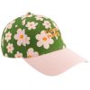 Casquette enfant Flower Power vert (3-6 ans) Chamaye Produit 1