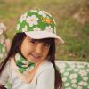 Casquette enfant Flower Power vert (3-6 ans) Chamaye Ambiance 2