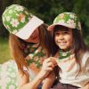 Casquette enfant Flower Power vert (3-6 ans) Chamaye Ambiance 6