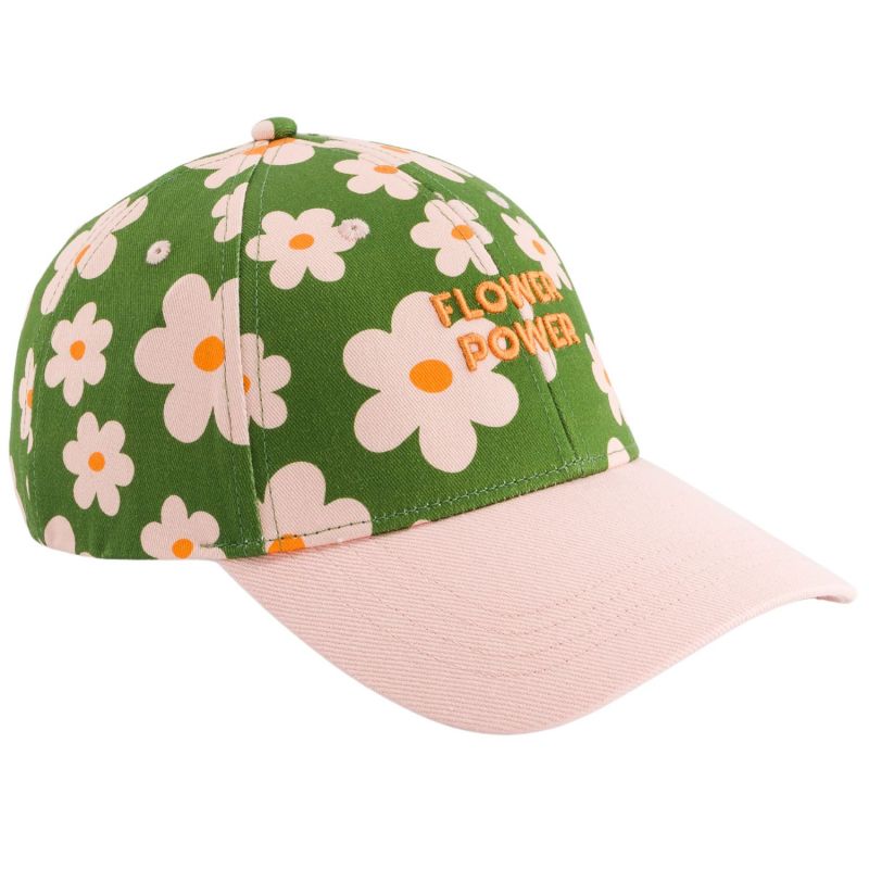 Casquette enfant Flower Power vert (3-6 ans) Chamaye Produit 1