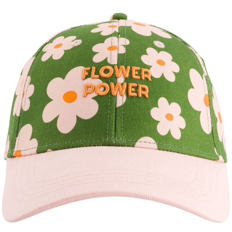 Casquette enfant Flower Power vert (3-6 ans) Chamaye Produit 3