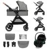Poussette Esme Pro 3 en 1 Moonlight Grey Kinderkraft Produit 1