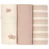 Lot de 3 langes mousseline Tiny Team taupe (60x60 cm) Lässig Produit 11
