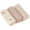 Lot de 3 langes mousseline Tiny Team taupe (60x60 cm) Lässig Produit 9