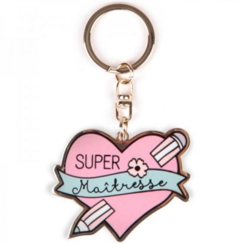 Porte-clés Super maitresse Créa Bisontine