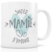 Mug céramique Super Mamie d'amour  par Signature Label Tour