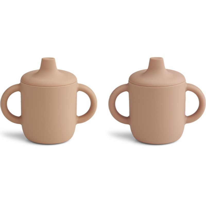 Lot de 2 tasses à bec Neil Tuscany rose pale tuscany multi mix Liewood
