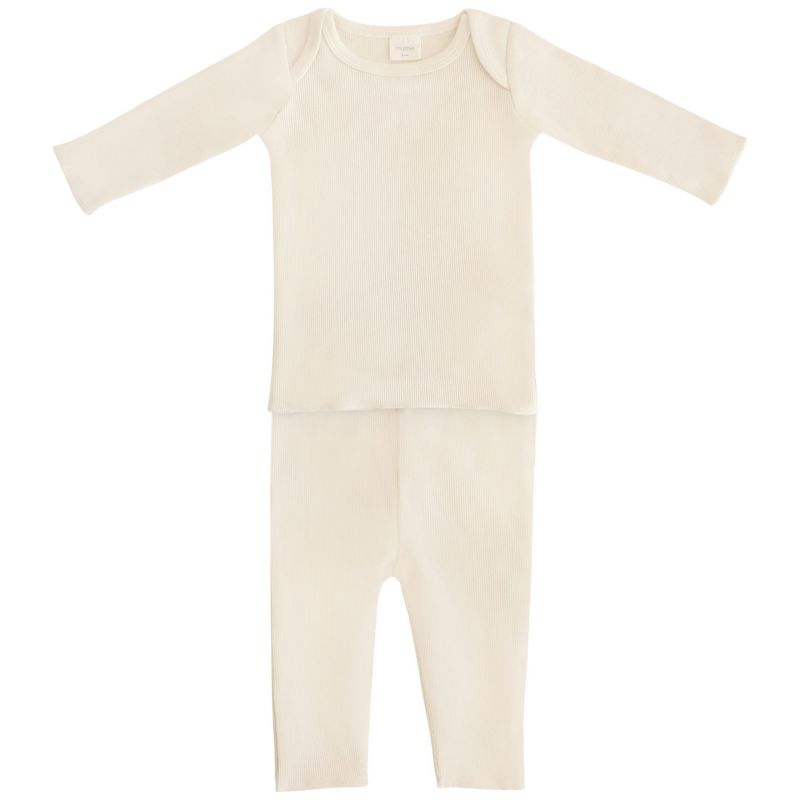Ensemble 2 pièces Ivory (6-9 mois) Mushie Produit 1