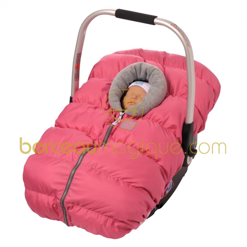 Chancelière TOPSIT PLUS pour groupe 0+ fuchsia et gris Red Castle