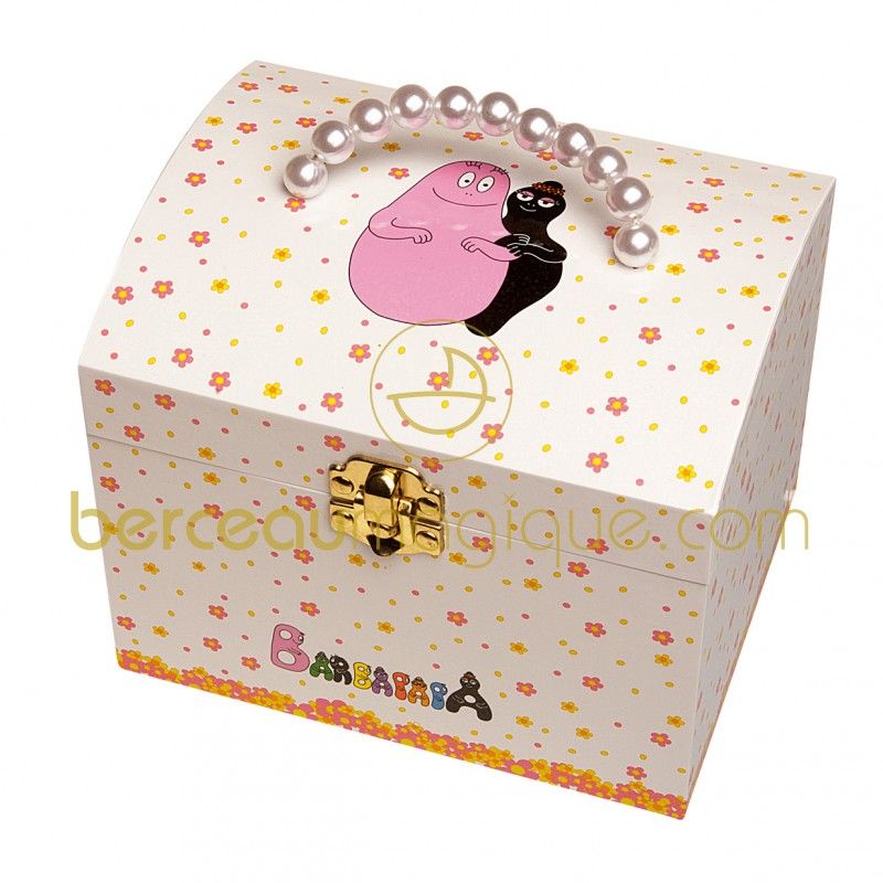 Malle musicale Barbapapa et fleurs Trousselier