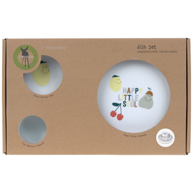 Coffret repas en porcelaine Happy Fruits Lässig Packaging 7