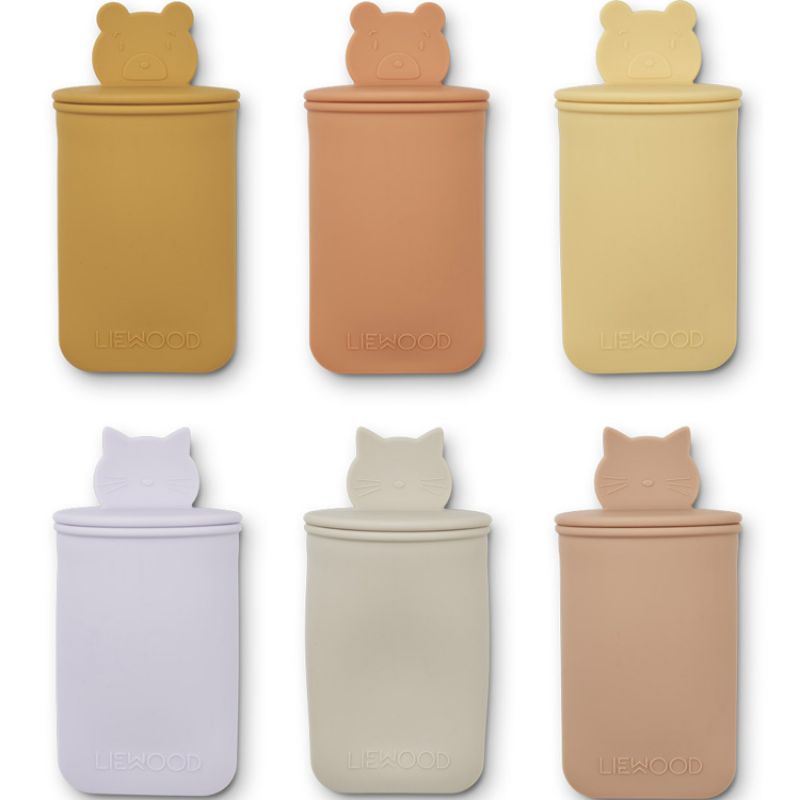 Lot de 6 moules à glace Malik Classic yellow mellow multi mix Liewood
