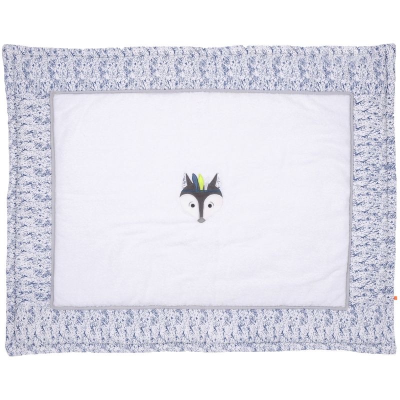 Tapis de jeu Renard bleu (95 x 75 cm) Kikadu