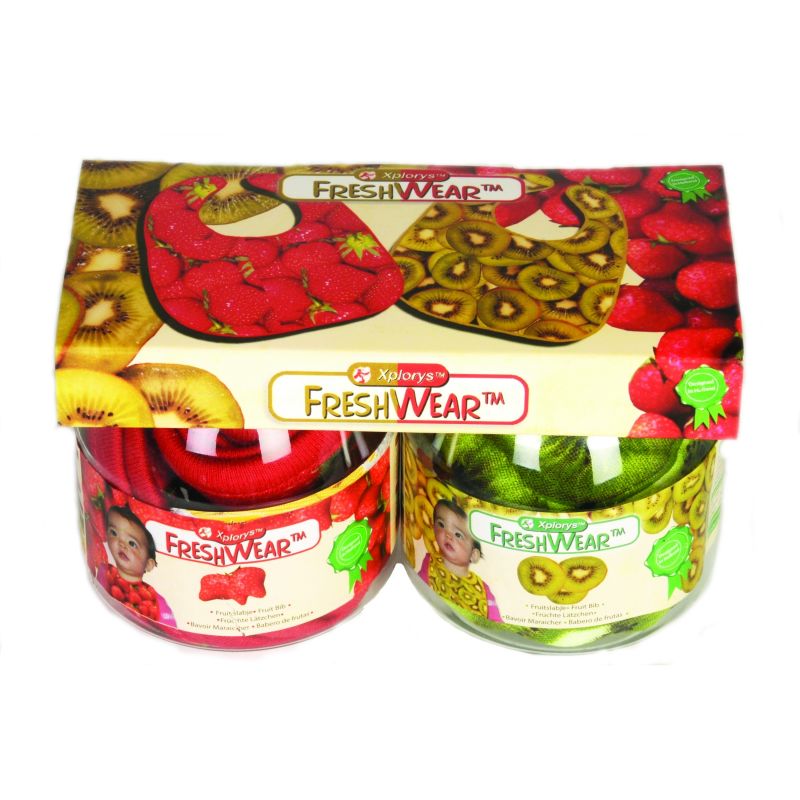 Set 2 bavoirs Fruits BB & Co